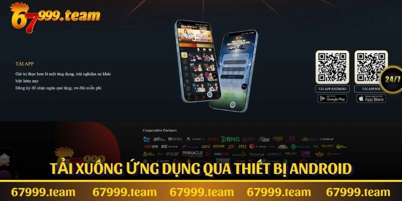 Tải xuống ứng dụng qua thiết bị Android