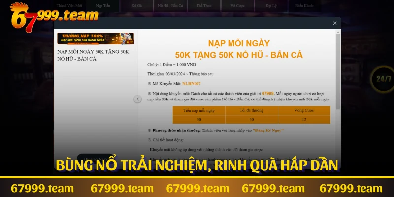 Bùng nổ trải nghiệm, rinh quà hấp dẫn
