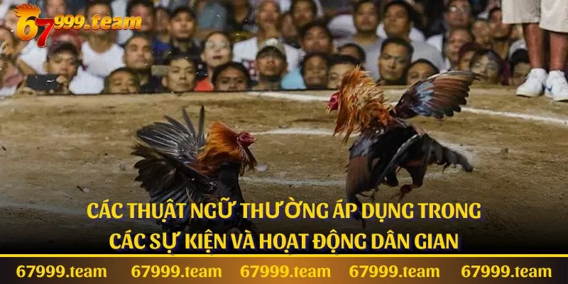 Các thuật ngữ thường áp dụng trong các sự kiện và hoạt động dân gian